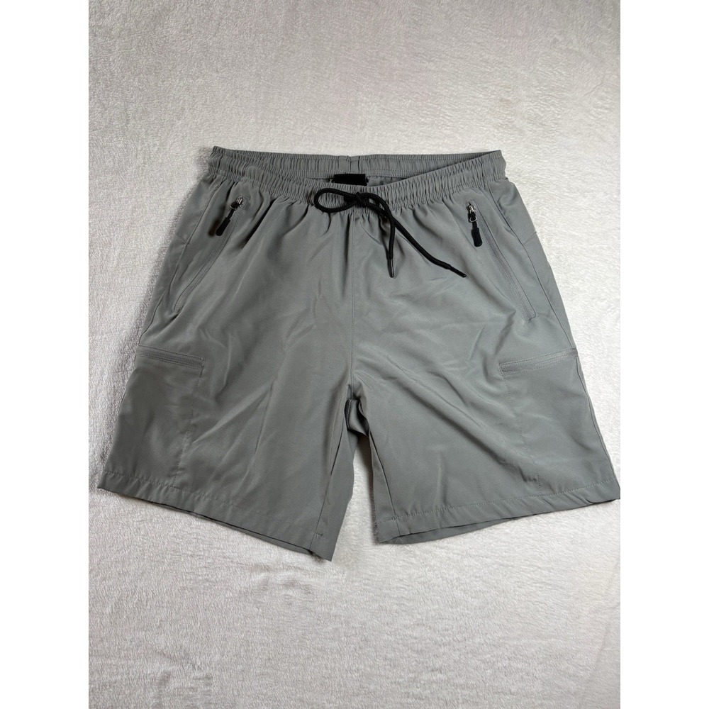 Santiny Mens Gray Size L Drawstring 4 Pockets With Zipper Walking , Performance